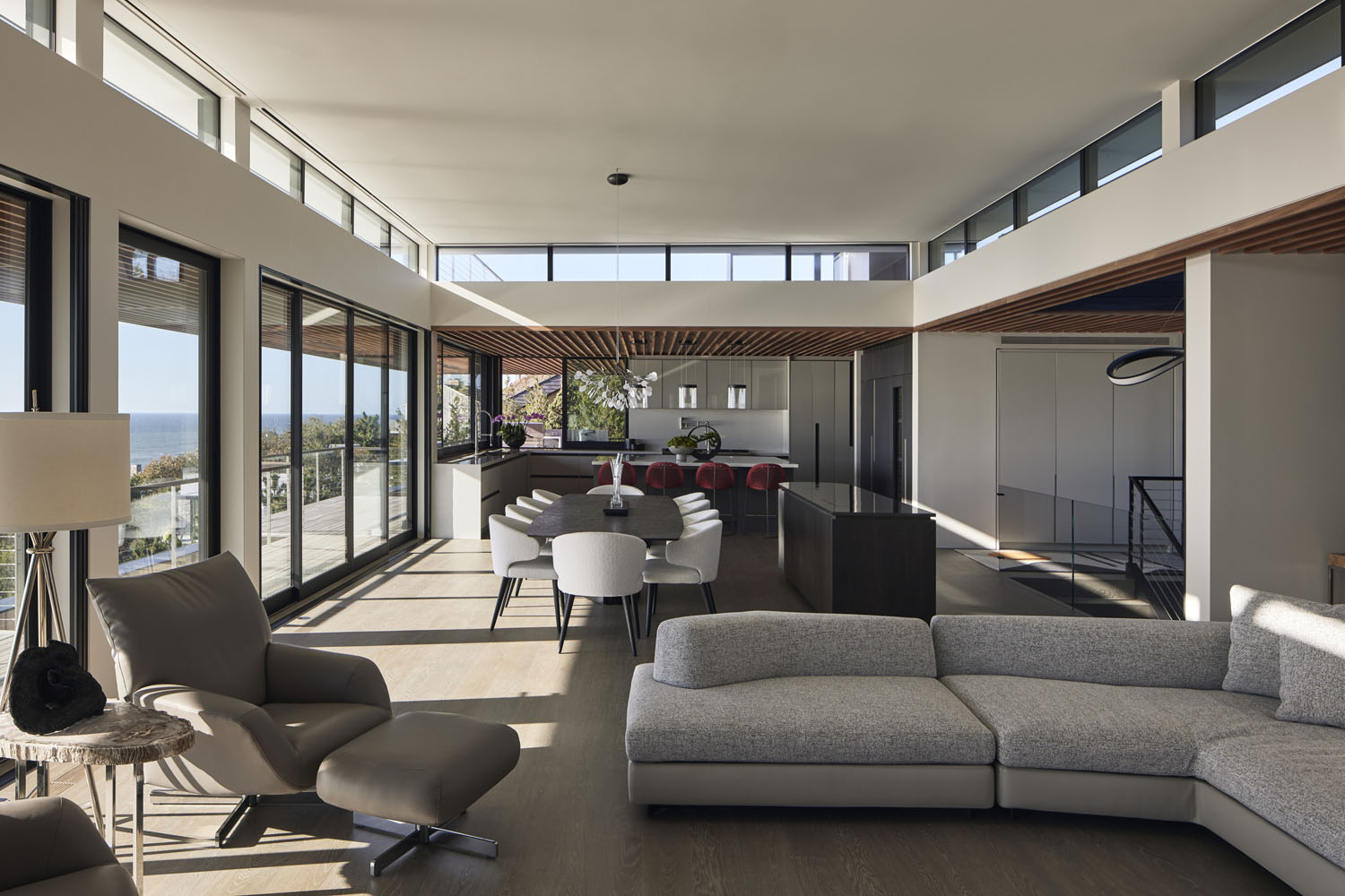 Photo of construction by Ronald Webb Builder.