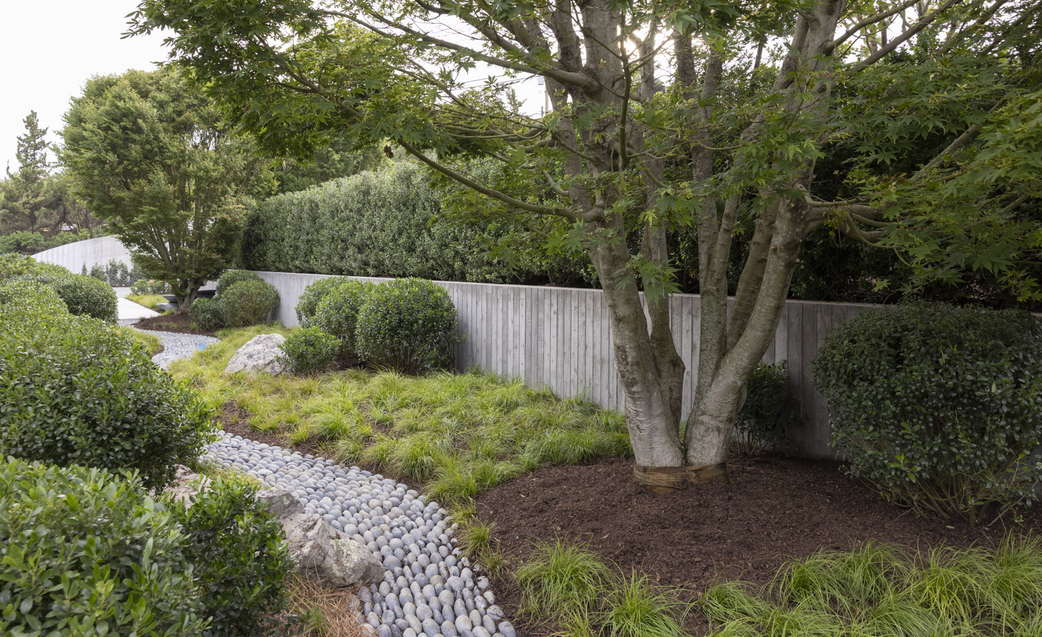 Photo of construction by Ronald Webb Builder.