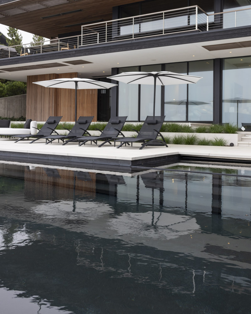 Photo of construction by Ronald Webb Builder.